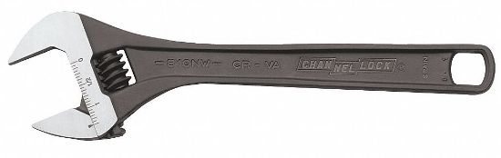 Picture of Channellock® 10" Black Phosphate Adjwrench Wide Part# - 810Nw