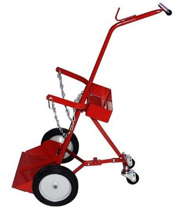 Picture of Milwaukee Hand Trucks Cylinder Truck- 200 Lb Cap Semi-Pneu Wheels Part# - 40144