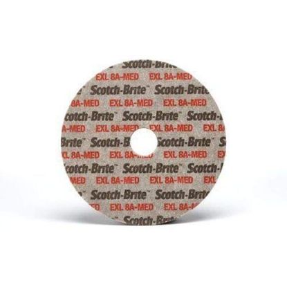 Picture of Scotch-Brite™ Exl Unitized Wheel Xl-Uw8A Mdm 3Inx1/2Inx3/8In Part# - 7000000694