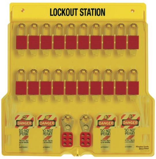 Picture of Master Lock® Safety Series Lockout Stations Part# - 1484Bp1106