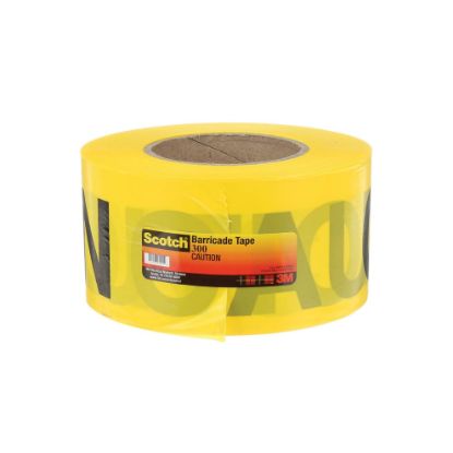 Picture of Scotch® Caution Yellow Tape 3" X1000' Part# - 7000132906