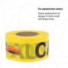 Picture of Scotch® Caution Yellow Tape 3" X1000' Part# - 7000132906