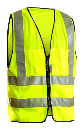 Picture of Occunomix Occulux Surveyors Vest:Yellow Part# - Lux-Ssfs-Y3X