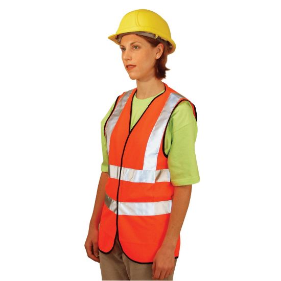 Picture of Occunomix L Occulux Slvless Vest:Yellow Part# - Lux-Ssfullg-Yl