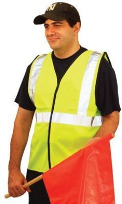 Picture of Occunomix 2X Occulux Economy Vest:Yellow Part# - Lux-Ssg-Y2X