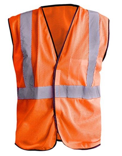 Picture of Occunomix 2/3X Occlx Ecnmy Mesh Vest Org Part# - Lux-Ssgc-O2/3X