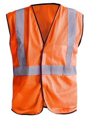 Picture of Occunomix 4/5X Occlx Ecnmy Mesh Vest Org Part# - Lux-Ssgc-O4/5X