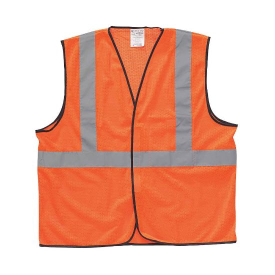 Picture of Occunomix L/Xl Occlx Ecnmy Mesh Vest Org Part# - Lux-Ssgc-Ol/Xl