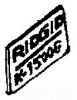 Picture of Ridgid® Label Part# - 43717