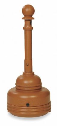 Picture of Eagle Safesmoker Receptacle Poly W/Metal Bucket-Brown Part# - 1206Brown