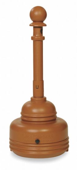 Picture of Eagle Safesmoker Receptacle Poly W/Metal Bucket-Brown Part# - 1206Brown