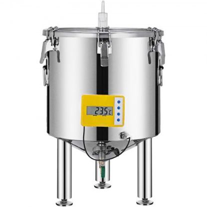 Picture of VEVOR 14 Gallon Stainless Steel Brew Fermenter Home Brewing Brew Bucket Fermenter With conical base Brewing Equipment