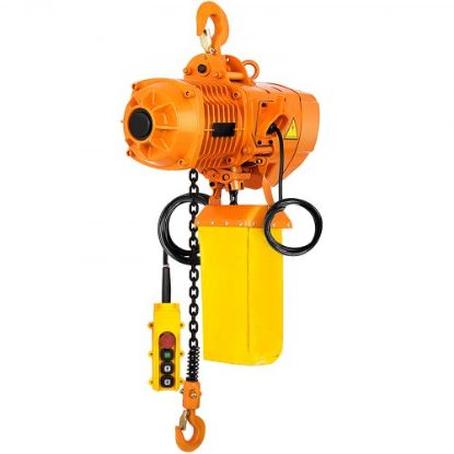 Picture of VEVOR 2200LBS Double Electric Chain Hoist, Yellow