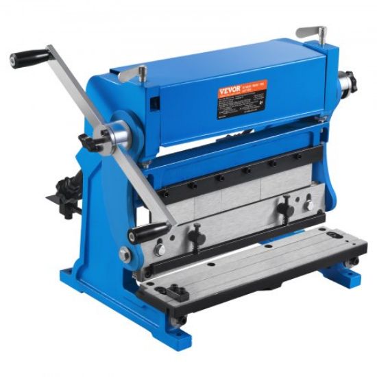 Picture of VEVOR Sheet Metal Brake 3-In-1 12-inch,Shear Press Brake 20-Gauge Capacity,Combination Sheet Metal Machine Solid Construction,Shears and Slip Roll Machine for Shear Bending Rolling