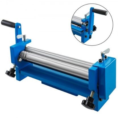 Picture of VEVOR 24 in. Slip Roll Roller Metal Plate Bending Round Machine, Slip Roll Machine Up to 16 Gauge Steel, Sheet Metal Roller, Slip Rolling Bending Machine with Two Removable Rollers