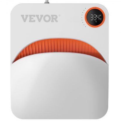 Picture of VEVOR Heat Press 6x3.75Inch Curved Element Hat Press Clamshell Design Heat Press for Hats Rigid Steel Frame No Stick Digital LCD Timer and Temperature Control (6x3.75Inch Clamshell Design)