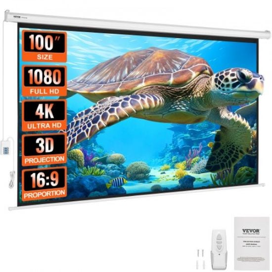 Picture of VEVOR Projection Screen 120inch 16:9 Movie Screen Fixed Frame 3D Projector Screen for 4K HDTV Movie Theater Home