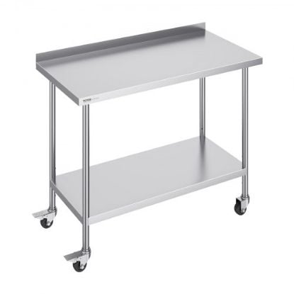 Picture of Stainless Steel Commercial Kitchen Work Food Prep Table 24"x 24"