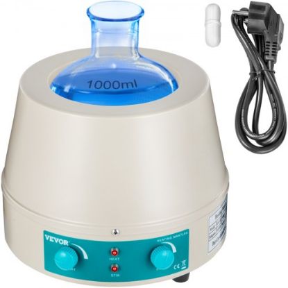 Picture of VEVOR Heating Mantle 2000ml Electric Magnetic Stirring Heating Mantle 600W Digital Magnetic Stirrer Mantle, Max Temp 450 ° C Digital Magnetic Heating Mantle Kit 2000ml