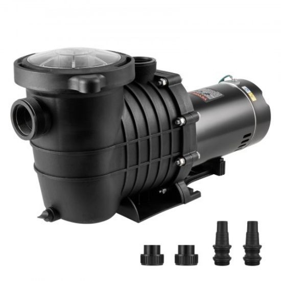 Picture of VEVOR Swimming 0.5HP 550W SPA 325 L/Min Hot Tub Water Circulation Pump Above Ground Pool and Whirlpool Bath, Black