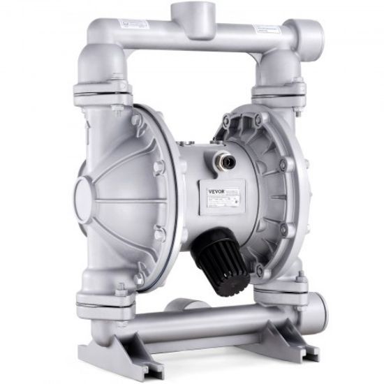 Picture of VEVOR Air-Operated Double Diaphragm Pump, 2 inch Inlet & Outlet, Aluminum Alloy Body, 75 GPM & Max 120PSI, Nitrile Diaphragm Transfer Pump for Petroleum, Diesel, Oil and Low Viscosity Fluids