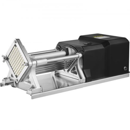 Picture of VEVOR Electric French Fry Cutter with 6mm 9mm 13mm and 8-Wedge Blade Potato Chip Cutter Machine 110V 40W Stainless Steel Electric Potato Cutter Horizontal