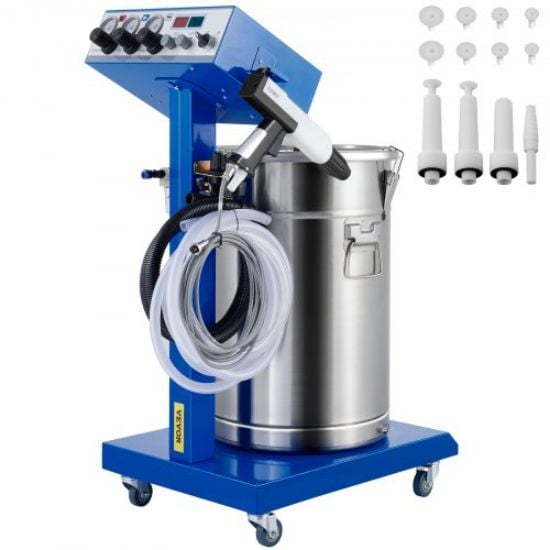 Picture of VEVOR 40W 50L Electrostatic Powder Coating Machine with Spraying Gun Paint 550g WX-101 Powder Coating System (40W 50L)