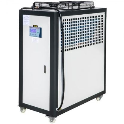 Picture of VEVOR Water Chiller 15Ton, Capacity Industrial Chiller 15Hp, Air-Cooled Water Chiller, Finned Condenser, w/ Micro-Computer Control, Stainless Steel Water Tank Chiller Machine for Cooling Water