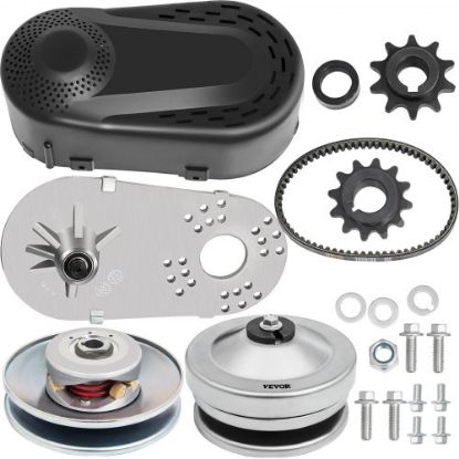 Picture of Go Kart Torque Converter Kit CVT Clutch 1" 10T #40/41 12T #35 Replaces Comet TAV2  Manco (Comes with 2 Sprocket 1x 12 Tooth 35 & 1x10 tooth 40/41)