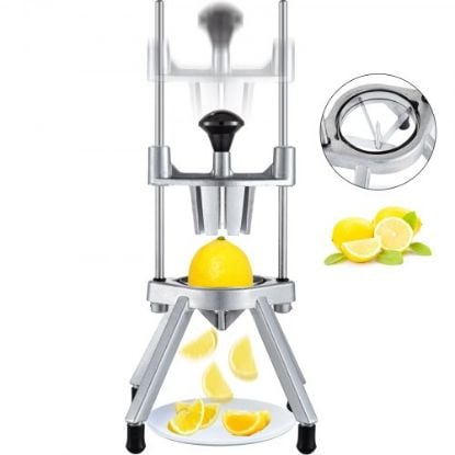 Picture of VEVOR 6-Section Commercial Easy Wedger Stainless Steel Blade Fruit Lime Slicer, Lemon Cutter for Home Bar Restaurant