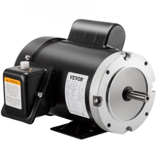 Picture of VEVOR Electric Compressor Motor, 3/4 HP, Rated Speed 1725 RPM Single Phase Electric Motor, AC 115V 230V Air Compressor Motor, Suitable for Agricultural Machinery and General Equipment