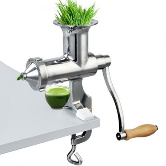 Picture of VEVOR Wheatgrass Extractor Portable Wheatgrass Juicer with 3 Sieves Wheatgrass Juicers Manual Stainless Steel Wheatgrass Extractor Machine for Wheat Grass Fruit Vegetable