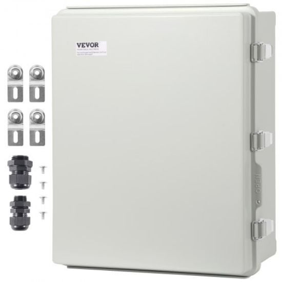 Picture of VEVOR NEMA Steel Enclosure ,12 x 8 x 6'' NEMA 4X Steel Electrical Box, IP66 Waterproof & Dustproof, Outdoor/Indoor Electrical Junction Box, with Mounting Plate