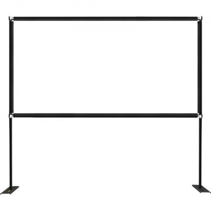 Picture of VEVOR Movie Screen with Stand 135inch Portable Projector Screen 16:9 4K HD Wide Angle Projector Screen with Stand Easy Assembly with Storage Bag for Both Indoor and Outdoor Use