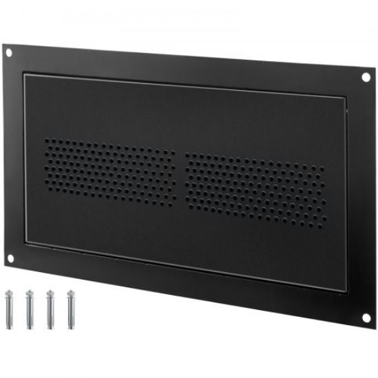 Picture of VEVOR Crawl Space Flood Vent, 12" Height x 20" Width Foundation Flood Vent, to Reduce Foundation Damage and Flood Risk, Black, Wall Mounted Flood Vent,for Crawl Spaces,Garages & Full Height Enclosures