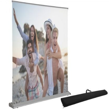 Picture of VEVOR Tripod Projector Screen with Stand 80 inch 16:9 4K HD Projection Screen Stand Wrinkle-Free Height Adjustable Portable Screen for Projector Indoor & Outdoor for Movie, Home Cinema, Gaming, Office