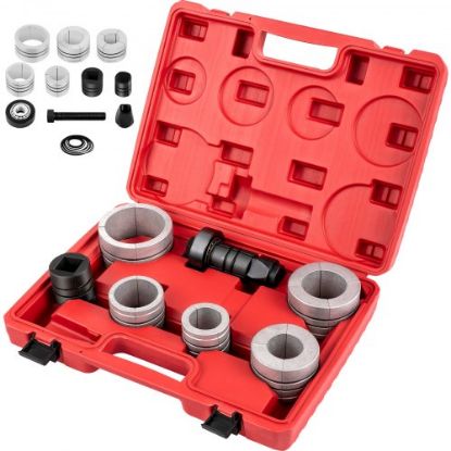 Picture of VEVOR Pipe Stretcher Kit, Exhaust Pipe Stretcher Kit 1-5/8" to 4-1/4", Exhaust Pipe Expander Kit for Tail Pipe Tube, Exhaust Pipe Expander Tool w/Storing Case, 7 Pcs Pipe Expander, Exhaust Stretcher