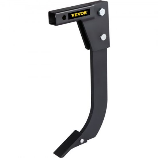 Picture of VEVOR Hitch Mounted Ripper, 18" Shank Length Box Scraper Shank, 4 Hole Site Box Blade for Tractor, 2 Locating Pins Ripper Shank, 2 Plough Tips Box Blade Shank Teeth