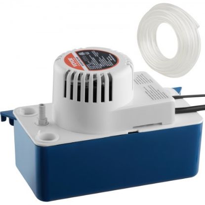 Picture of VEVOR Condensate Pump, 6.6 ft/2 m Lift, 110V Removal Drain Pump with 0.63 Qt/0.6 L Water Tank, 5W Automatic Condensation Pump with 100 L/H Flow, for Commercial Ice Makers of Different Types