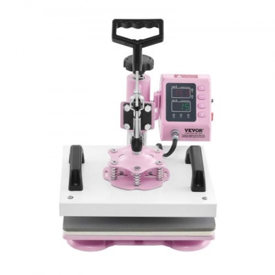 Picture of VEVOR Heat Press Machine 2In1 15x15in Sublimation Print Transfer DIY T-shirt Cap