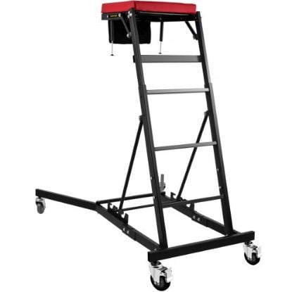 Picture of VEVOR Topside Automotive Engine Creeper, Adjustable Height Foldable Topside Creeper, 400LBS Capacity High Top Engine Creeper, w/Four Casters, Padded Deck, for Home Garage, Workshop Repair Maintenance