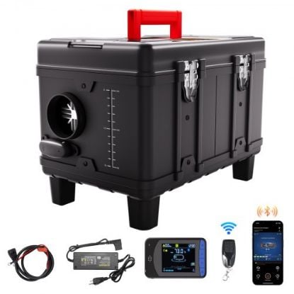 Picture of VEVOR 8KW Diesel Air Heater Muffler Diesel Heater 12V 10L Tank Diesel Parking Heater 8000W with Lcd Monitor for Boat Bus RV and Trailer, 8KW 12V 10L