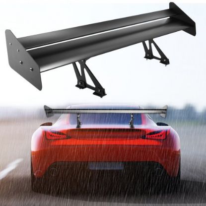 Picture of VEVOR Single Deck GT Wing Car Spoiler Adjustable Universal 43.3inch Lightweight Aluminum Car Rear Spoiler Wing,Racing Spoiler BGW/JDM Drift