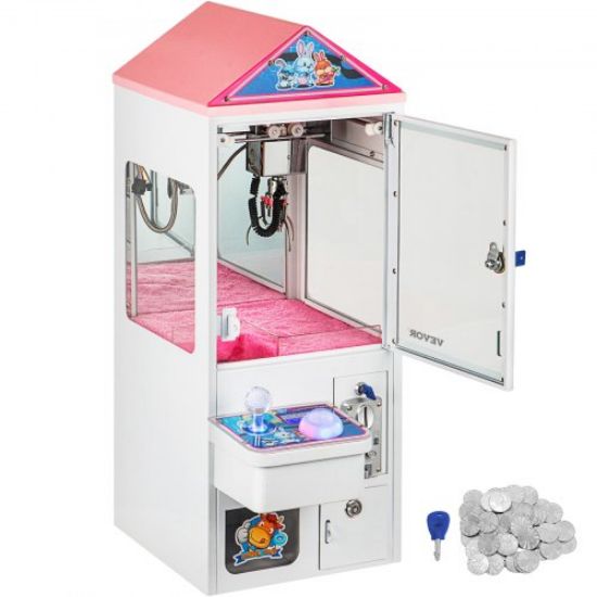 Picture of Vevor 110v Mini Claw Crane Machine Metal Case Bar Candy Toy Catcher Shake-proof