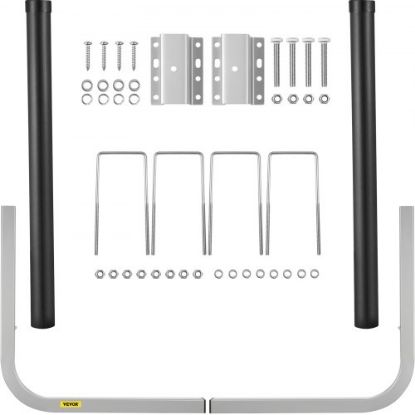 Picture of VEVOR Boat Trailer Guide-on, 40", 2PCS Steel Trailer Post Guide on, with LED-Lighted PVC Tube Covers, Mounting Hardware Included, for Ski Boat, Fishing Boat or Sailboat Trailer