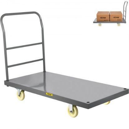 Picture of VEVOR Platform Truck 2000 lbs Capacity 47" x 24" x 32" Flatbed Cart Hand Truck