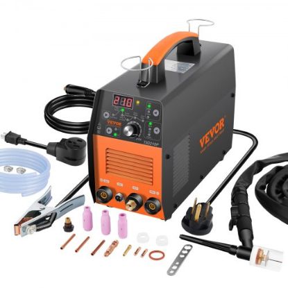 Picture of VEVOR TIG Welder 3 in 1, 110V High Frequency TIG/Stick/Clean Welding Machine w/IGBT Inverter, 155Amp Digital Arc Welder