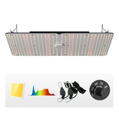 Picture of VEVOR 200W LED Grow Light, Samsung 281B+PRO Chips for Indoor Plants Growing, Full Spectrum Dimmable, High Yield Growing Lamp,  Daisy Chain Driver, 2x4/3x3 ft Grow Tent