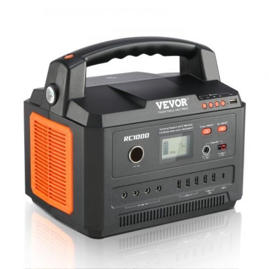 Picture of VEVOR Portable Power Station Solar Generator 296Wh 300W Backup Lithium Battery