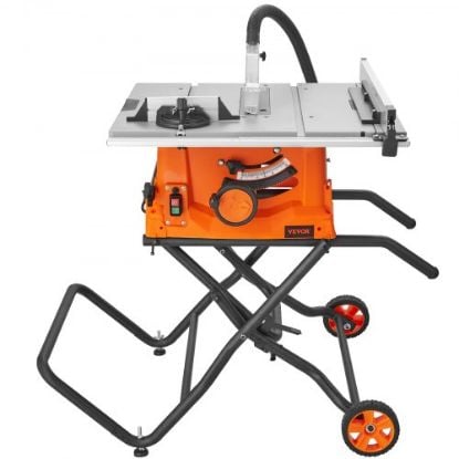 Picture of VEVOR 10" Table Saw w/ Stand Electric Cutting Machine 5000RPM 25-in Rip Capacity